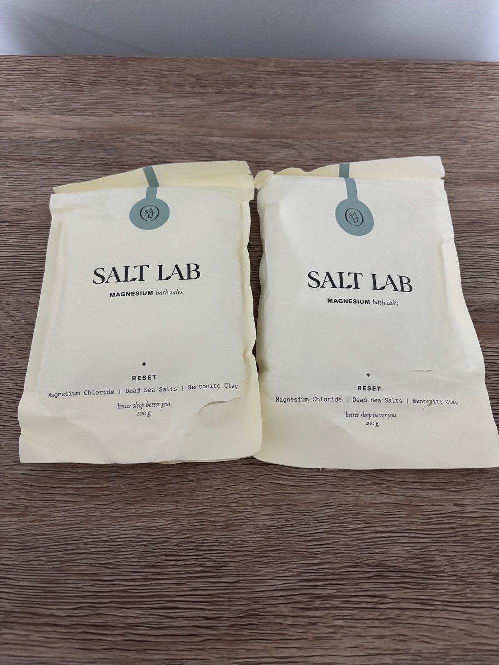 SALT LAB Magnesium Bath Salts - Reset (Cream Packaging)